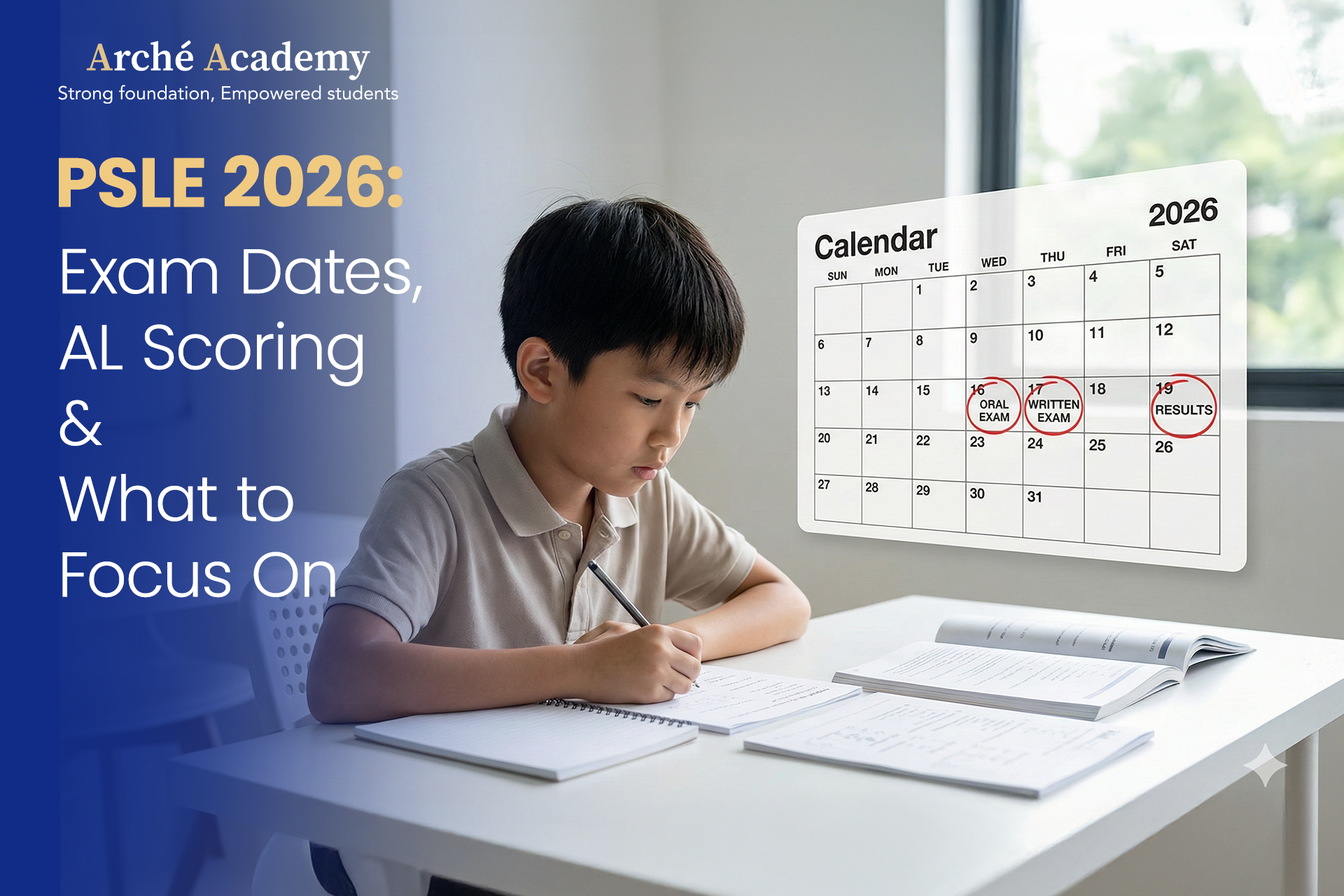 PSLE 2026: Exam Dates, AL Scoring & What to Focus On